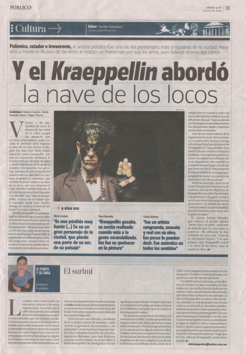 Y el Kraeppellin abordó la nave de los locos
